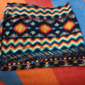 Aztec mini skirt